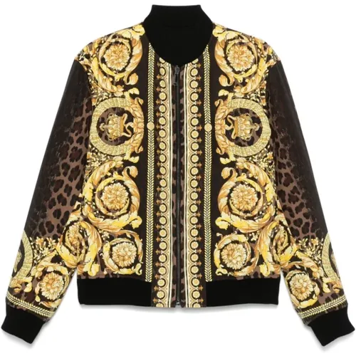 Jackets > Bomber Jackets - - Versace - Modalova