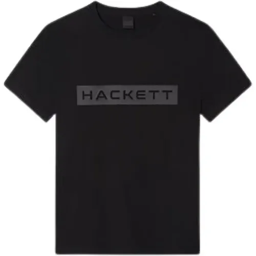 Hackett - Tops > T-Shirts - Black - Hackett - Modalova