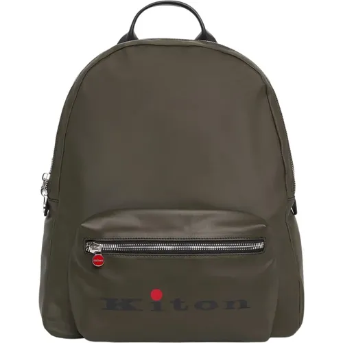 Kiton - Bags > Backpacks - Green - Kiton - Modalova