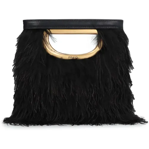 Pinko - Bags > Clutches - Black - pinko - Modalova