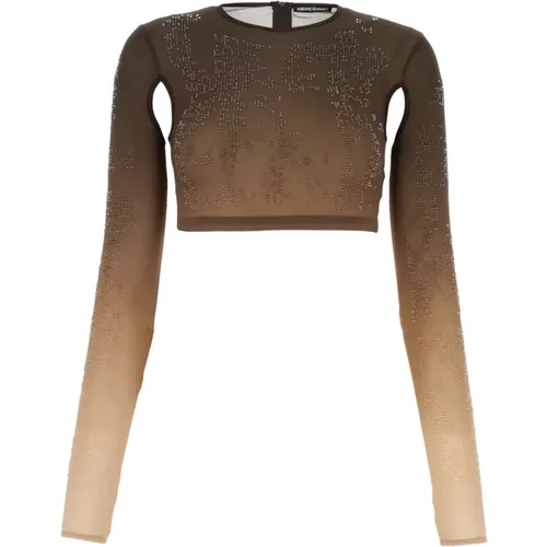 Tops > Long Sleeve Tops - - Andrea Adamo - Modalova