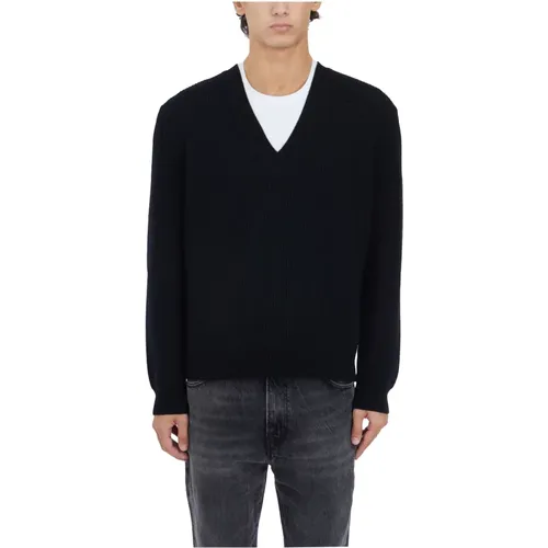 Knitwear > V-neck Knitwear - - Seven Gauge - Modalova