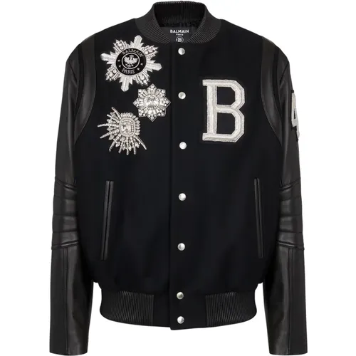 Jackets > Bomber Jackets - - Balmain - Modalova