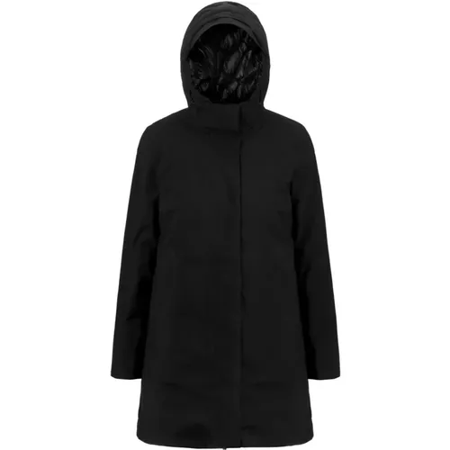 K-Way - Coats > Parkas - Black - K-way - Modalova