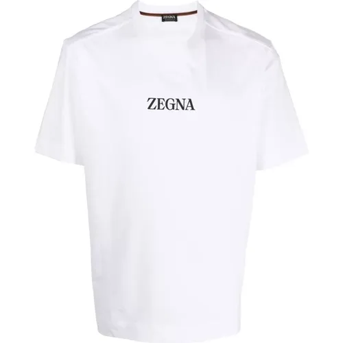 Tops > T-Shirts - - Ermenegildo Zegna - Modalova