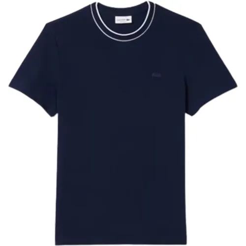 Lacoste - Tops > T-Shirts - Blue - Lacoste - Modalova