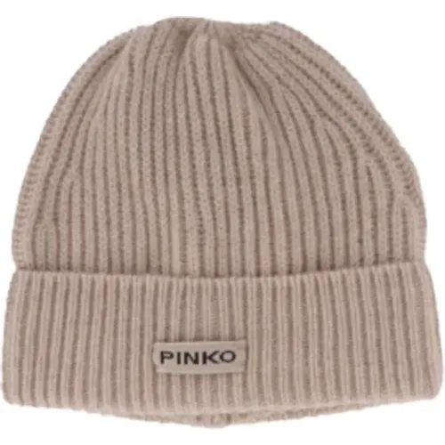 Accessories > Hats > Beanies - - pinko - Modalova