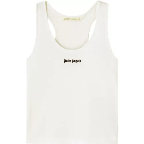 Tops > Sleeveless Tops - - Palm Angels - Modalova