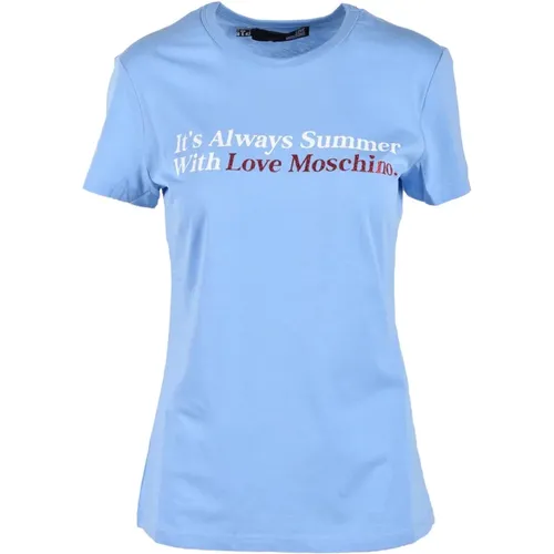 Tops > T-Shirts - - Love Moschino - Modalova