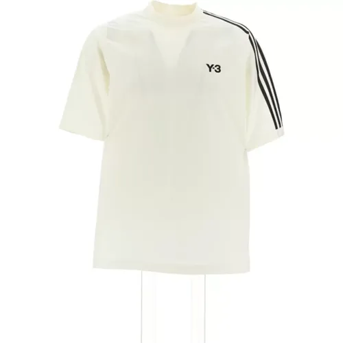 Y-3 - Tops > T-Shirts - Beige - Y-3 - Modalova