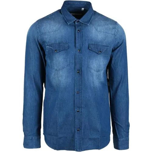 Shirts > Denim Shirts - - Daniele Alessandrini - Modalova