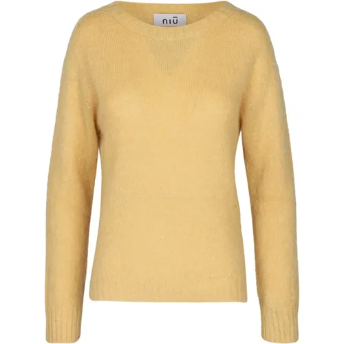 Knitwear > Round-neck Knitwear - - NIU - Modalova