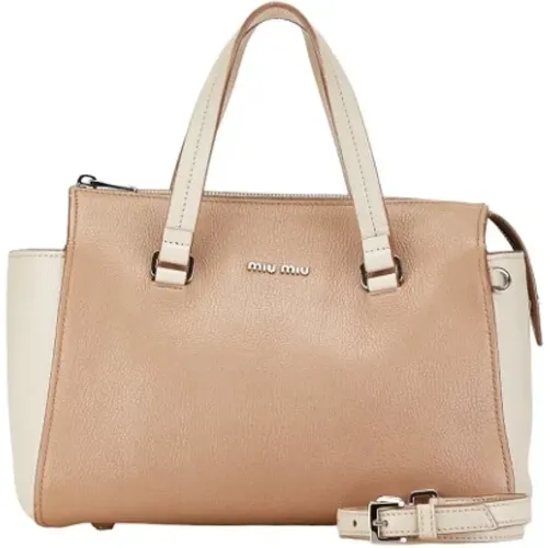 Pre-owned > Pre-owned Bags > Pre-owned Tote Bags - - Miu Miu Pre-owned - Modalova