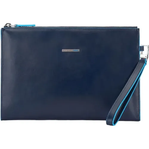 Piquadro - Bags > Clutches - Blue - Piquadro - Modalova