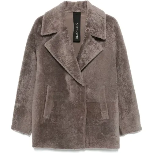 Jackets > Faux Fur & Shearling Jackets - - Blancha - Modalova