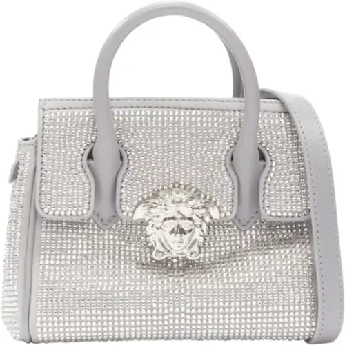 Versace - Bags > Handbags - Gray - Versace - Modalova