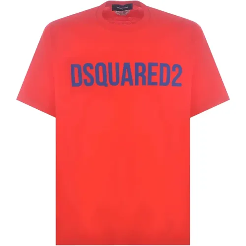Dsquared2 - Tops > T-Shirts - Red - Dsquared2 - Modalova