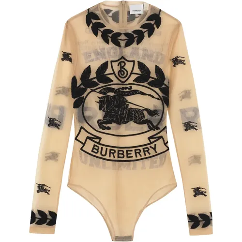 Burberry - Tops > Body - Beige - Burberry - Modalova