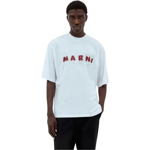 Marni - Tops > T-Shirts - White - Marni - Modalova