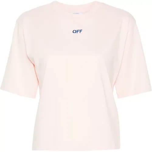 Tops > T-Shirts - - Off White - Modalova