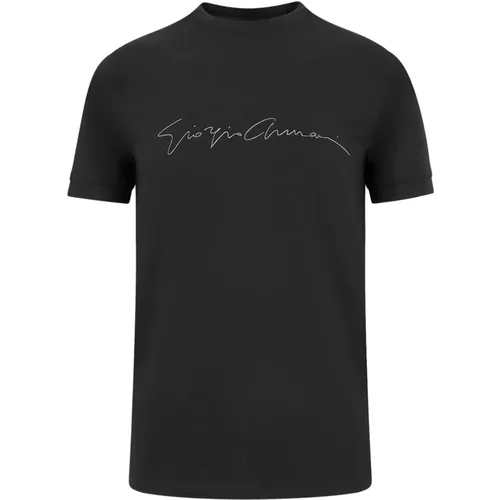 Giorgio - Tops > T-Shirts - Black - Giorgio - Modalova