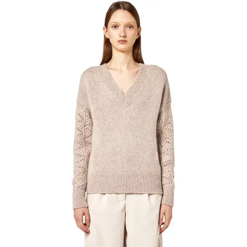 Knitwear > V-neck Knitwear - - Alpha Studio - Modalova