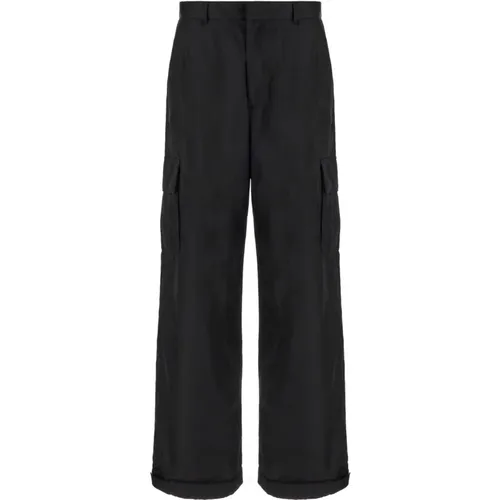 Trousers > Wide Trousers - - Off White - Modalova