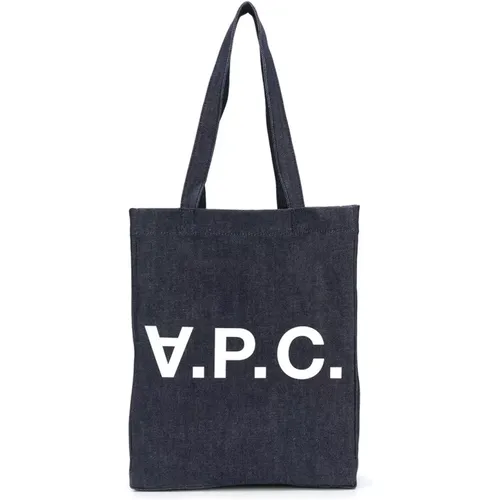 A.p.c. - Bags > Tote Bags - Blue - A.p.c. - Modalova