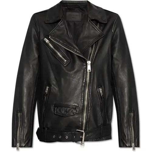 Jackets > Leather Jackets - - AllSaints - Modalova