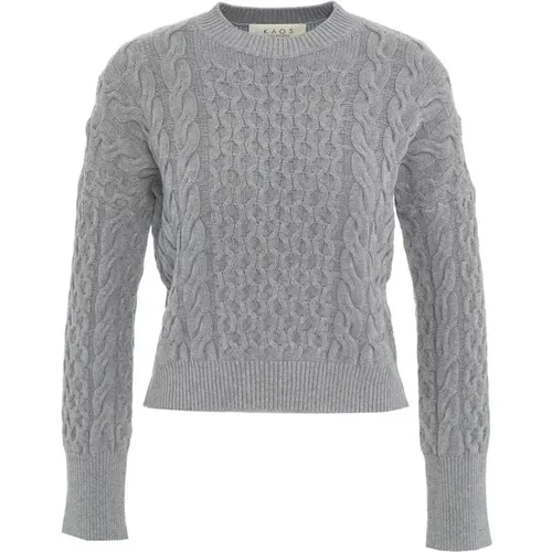 Knitwear > Round-neck Knitwear - - Kaos - Modalova