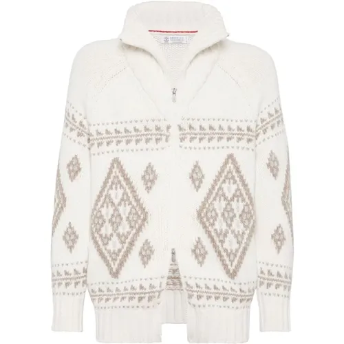 Knitwear > Cardigans - - BRUNELLO CUCINELLI - Modalova