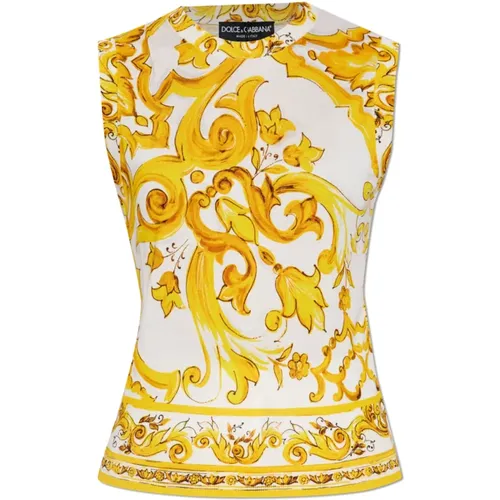 Tops > Sleeveless Tops - - Dolce & Gabbana - Modalova