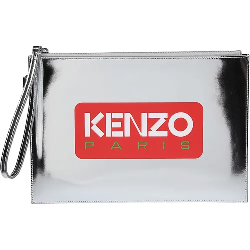 Kenzo - Bags > Clutches - Gray - Kenzo - Modalova