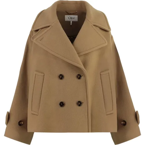 Coats > Double-Breasted Coats - - Chloé - Modalova