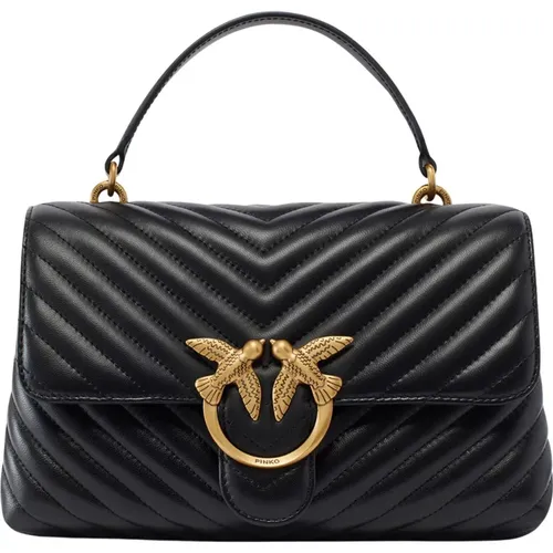 Pinko - Bags > Handbags - Black - pinko - Modalova