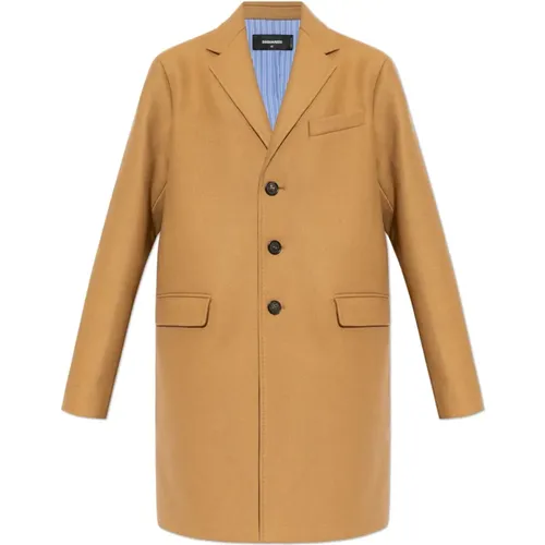 Coats > Single-Breasted Coats - - Dsquared2 - Modalova