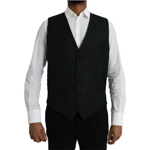 Suits > Suit Vests - - Dolce & Gabbana - Modalova