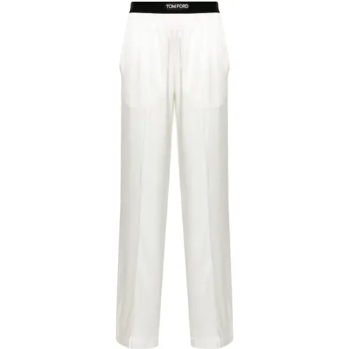 Trousers > Wide Trousers - - Tom Ford - Modalova