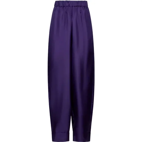 Trousers > Wide Trousers - - Blanca Vita - Modalova