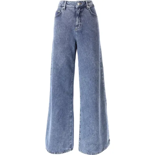 Jeans > Wide Jeans - - Moschino - Modalova