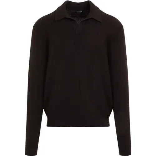 Knitwear > Cashmere Knitwear - - Ermenegildo Zegna - Modalova