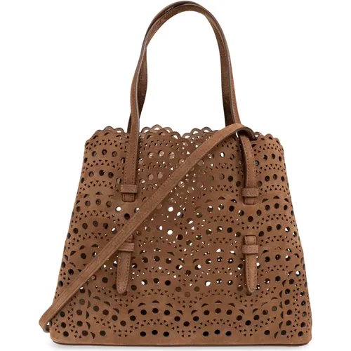 Alaïa - Bags > Handbags - Brown - Alaïa - Modalova