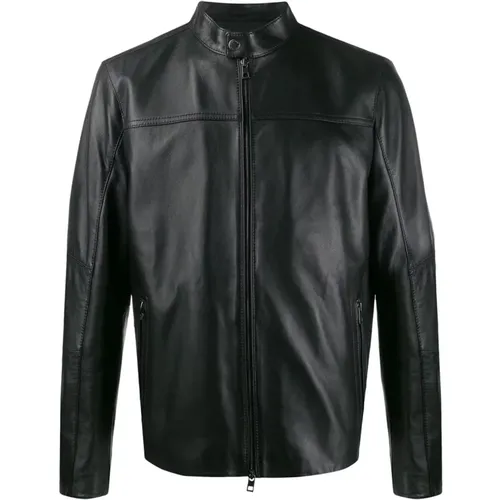 Jackets > Leather Jackets - - Michael Kors - Modalova