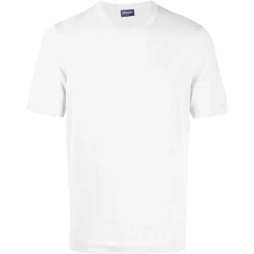 Drumohr - Tops > T-Shirts - White - Drumohr - Modalova