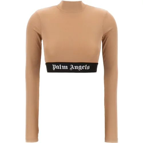 Tops > Long Sleeve Tops - - Palm Angels - Modalova