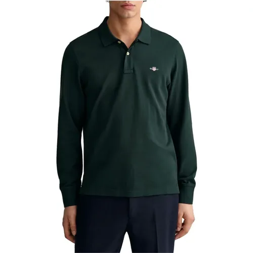 Gant - Tops > Polo Shirts - Green - Gant - Modalova