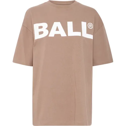 Ball - Tops > T-Shirts - Brown - Ball - Modalova