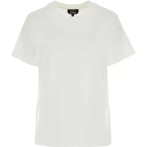 A.p.c. - Tops > T-Shirts - White - A.p.c. - Modalova