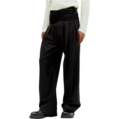 Trousers > Wide Trousers - - Aaron Esh - Modalova