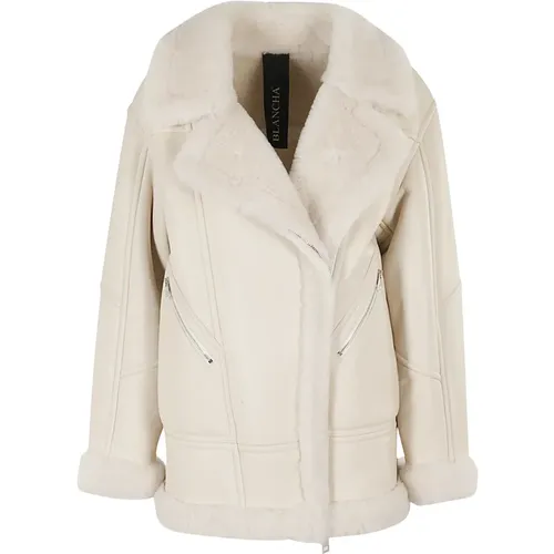 Jackets > Faux Fur & Shearling Jackets - - Blancha - Modalova